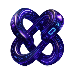 infinity loop of digital scoreboards